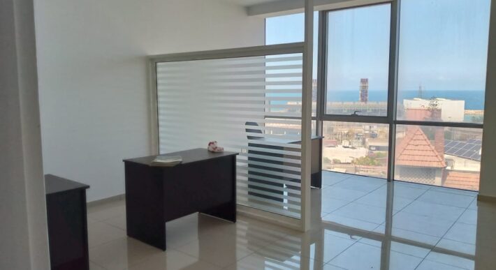 kaslik furnished office 120m for rent prime location sea view Ref#207