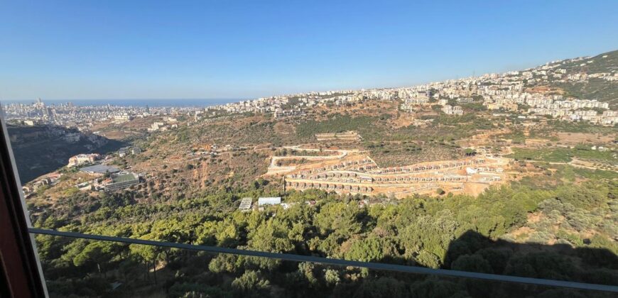 Louaizeh fully furnished duplex for rent with panoramic view #278