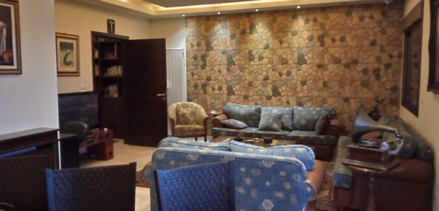 ain el ghossein apartment with roof and terrace overlooking the city Ref#341