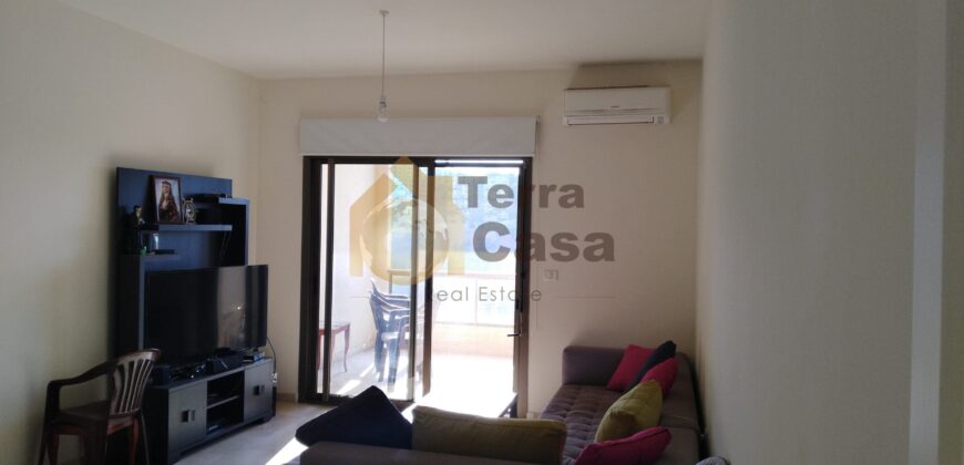 Tilal ain saade fully decorated duplex with sea view .