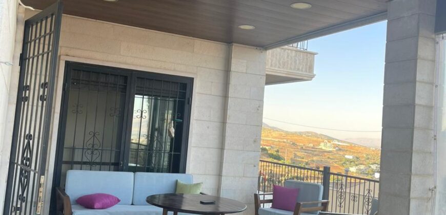 Ain el ghossein fully decorated apartment terrace & garden Ref#613