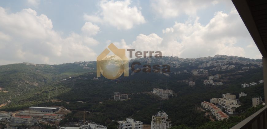 Ain saade fully decorated duplex with open view for rent