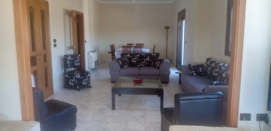 Apartment zahle mar elias furnished with open view Ref#782