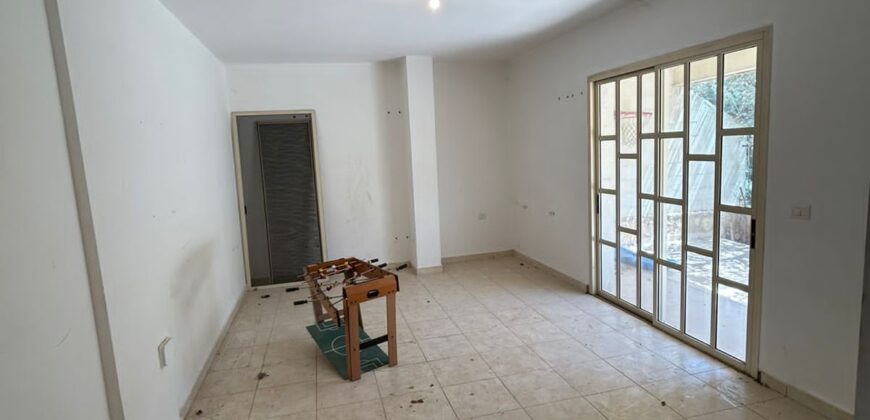 ksara semi furnished apartment 250m+ 100m garden and terrace for rent #1247