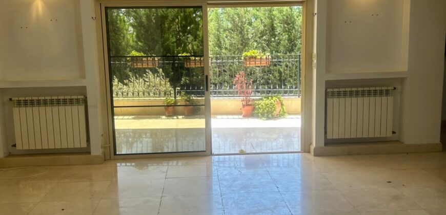 ksara semi furnished apartment 250m+ 100m garden and terrace for rent #1247