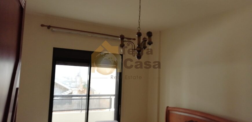 Apartment for sale in zahle Ksara fully decorated with unblock able view