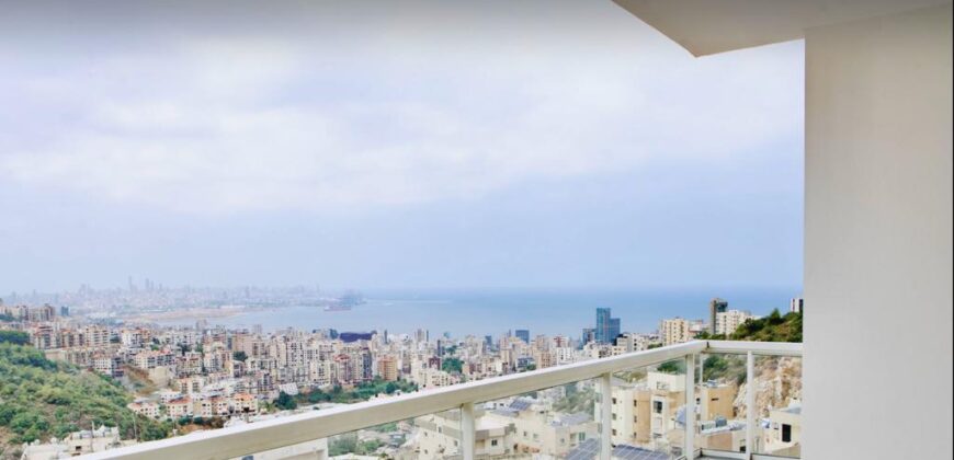 Apartment for rent in Rabweh fully furnished with sea view .