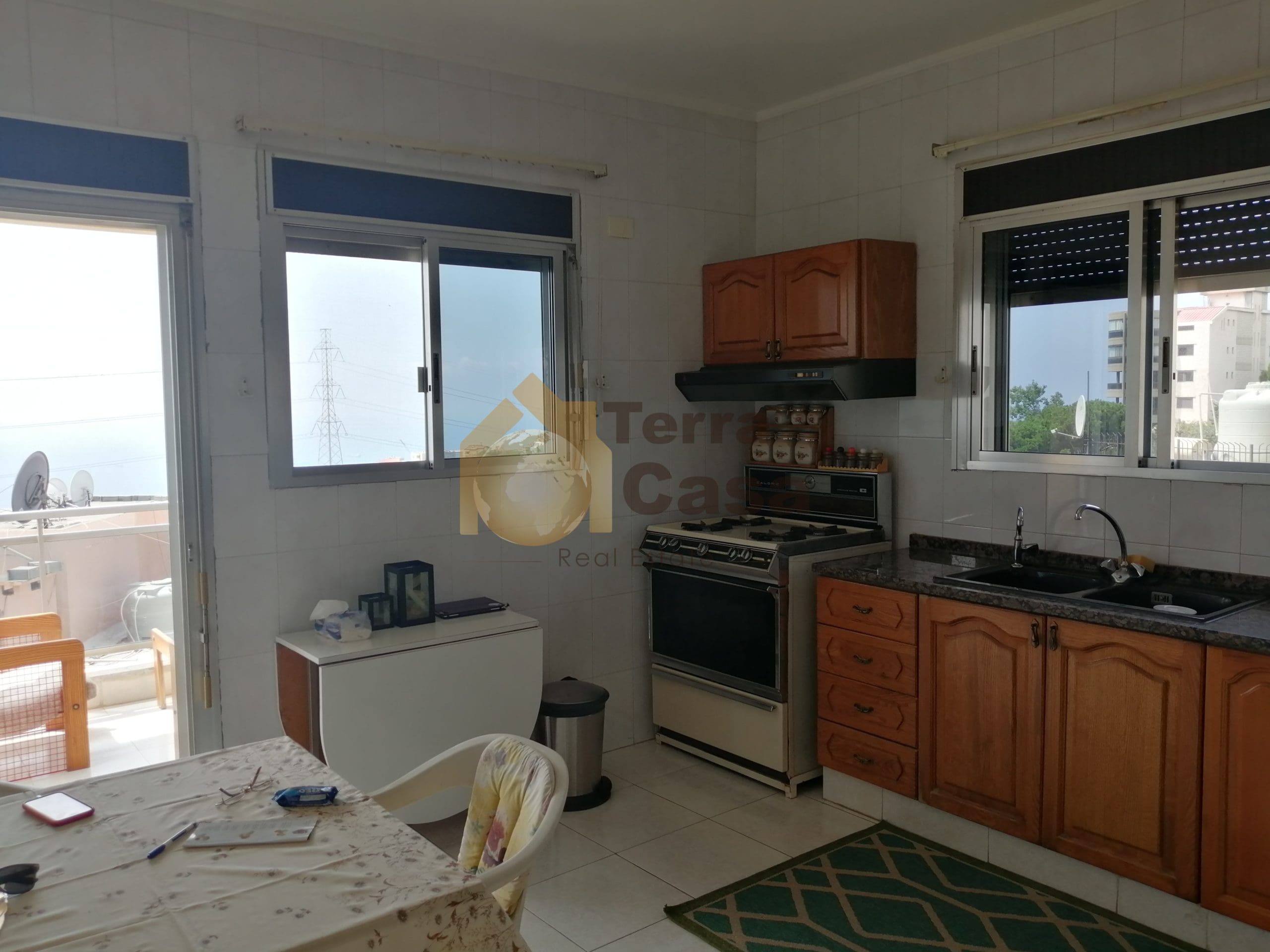 Apartment for rent in Beit el chaar fully furnished open sea view one unit per floor.