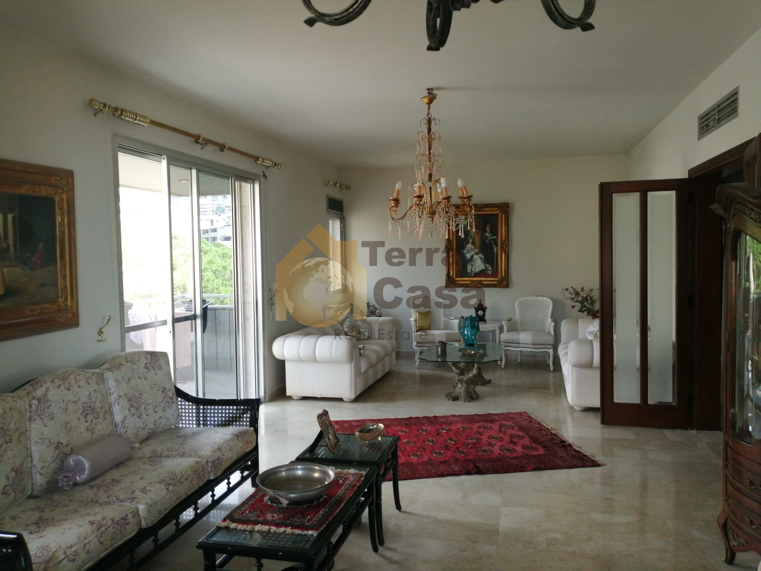 Apartment for rent in Beit el chaar fully furnished open sea view one unit per floor.