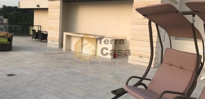 Duplex for rent in ain saade fully furnished panoramic view unobstructed.