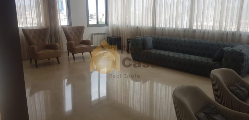 Beirut Badaro a fully  decorated duplex for sale .