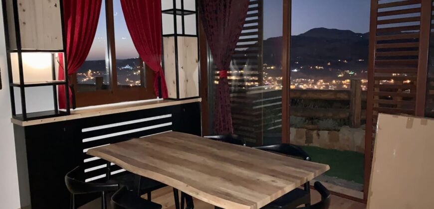 Faqra Luxurious fully furnished chalet + garden, stunning view#3233