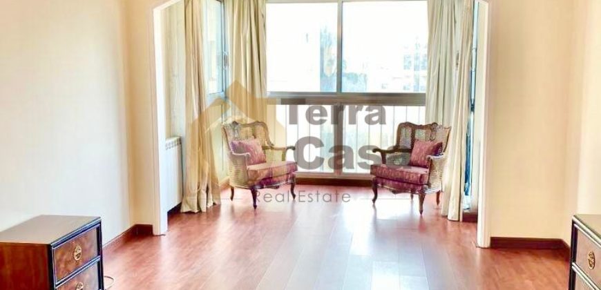 luxurious semi furnished apartment sea view .