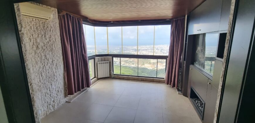 Beit Mery fully decorated apartment open view for rent Ref#3359