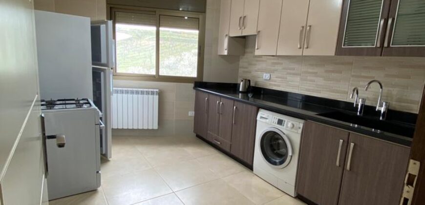 zahle dhour fully furnished apartment for rent Ref#3782