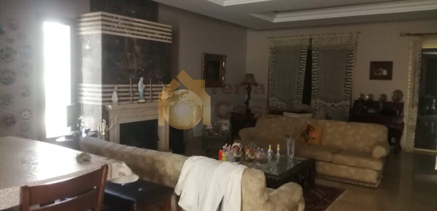 zahle ksara semi furnished luxurious villa for sale .