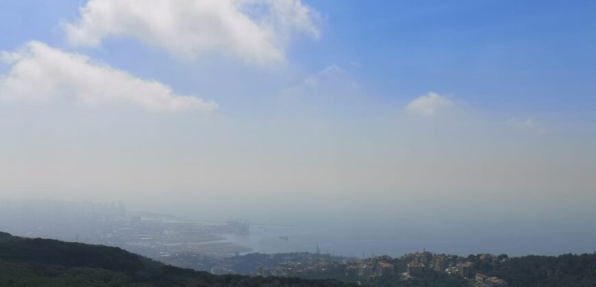 broummana fully furnished apartment 240 sqm for rent, sea view #4310