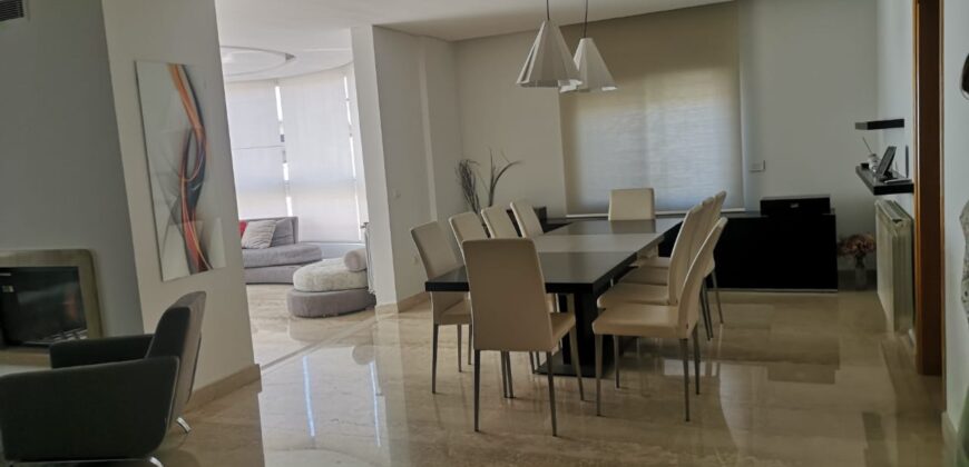broummana fully furnished apartment 240 sqm for rent, sea view #4310