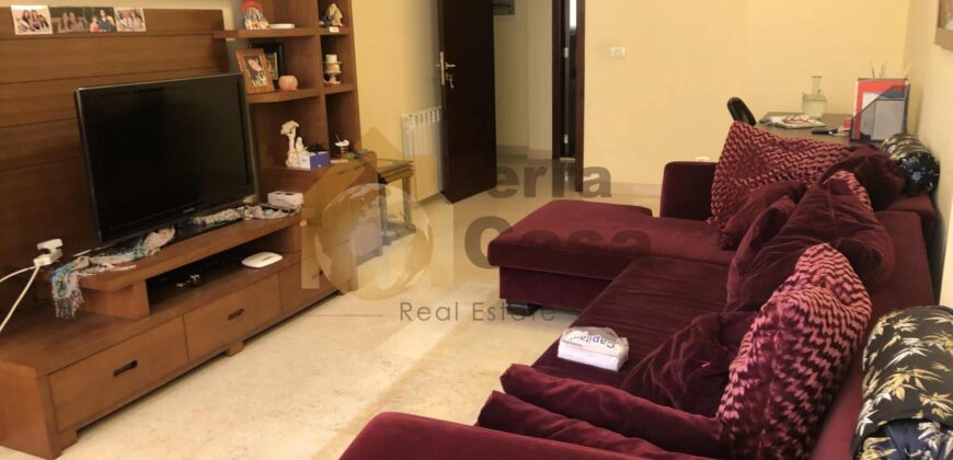 Fully furnished apartment in sin el fil , prime location, 22/24 hour electricity