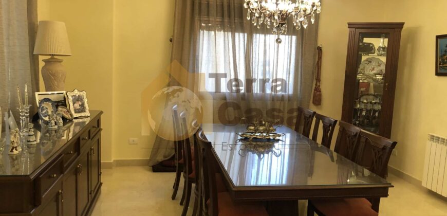 Fully furnished apartment in sin el fil , prime location, 22/24 hour electricity