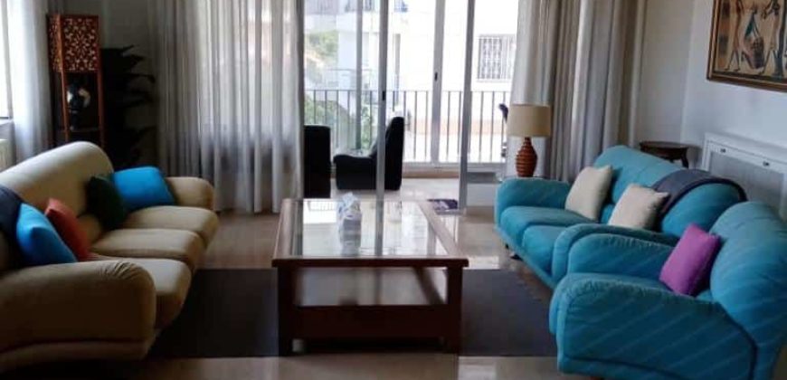 Rent furnished apartment Broummana with view