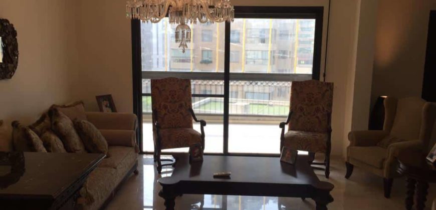 Fully furnished apartment with 200 sqm terrace .