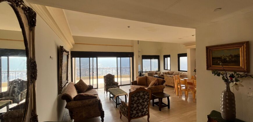 fully furnished duplex for rent in adma, open sea and mountain view #4814