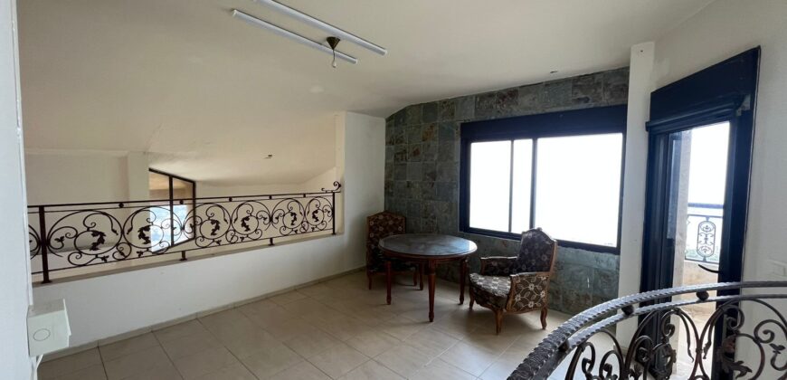 fully furnished duplex for rent in adma, open sea and mountain view #4814