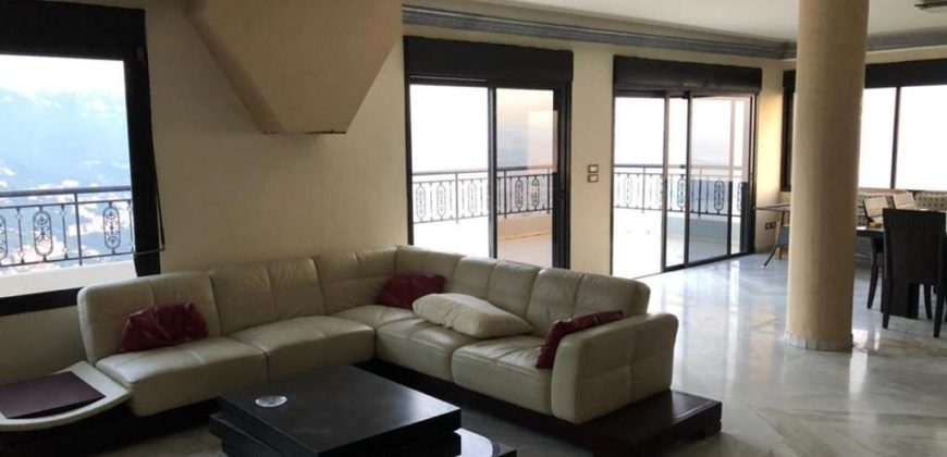 fully furnished duplex for rent in adma with open sea and mountain view