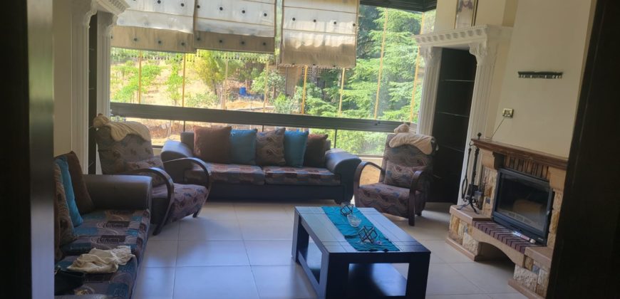 furnished apartment in ksara for rent prime location with nice view