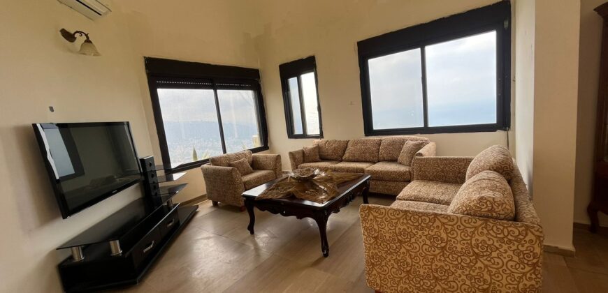 fully furnished duplex for rent in adma, open sea and mountain view #4814