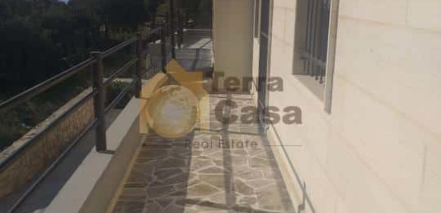 Semi furnished apartment with terrace for rent in amchit