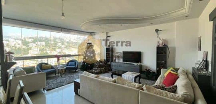 luxurious furnished apartment in jeita for sale with panoramic view