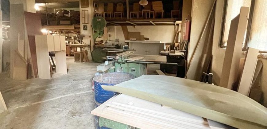 sawmill fully equipped for rent in madinet el sinayia jdeideh Ref#5016