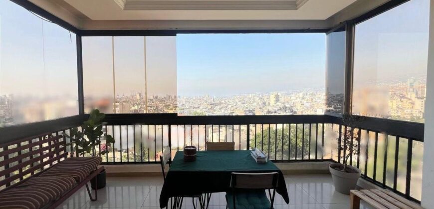 sin el fil apartment for sale with view Ref#5159