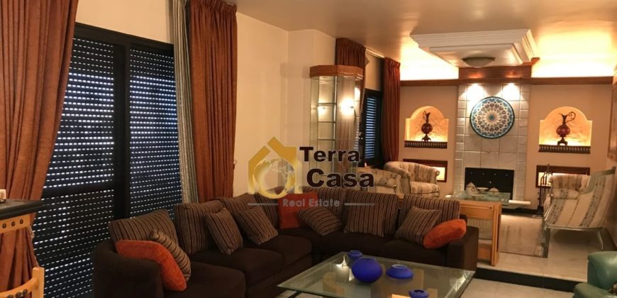 awkar fully furnished duplex with outstanding sea view