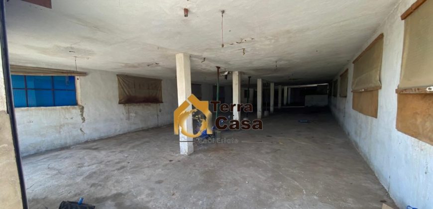 zahle dhour warehouse for rent prime location Ref#5240