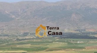 Lala, west bekaa, 2336 sqm land for sale with open view