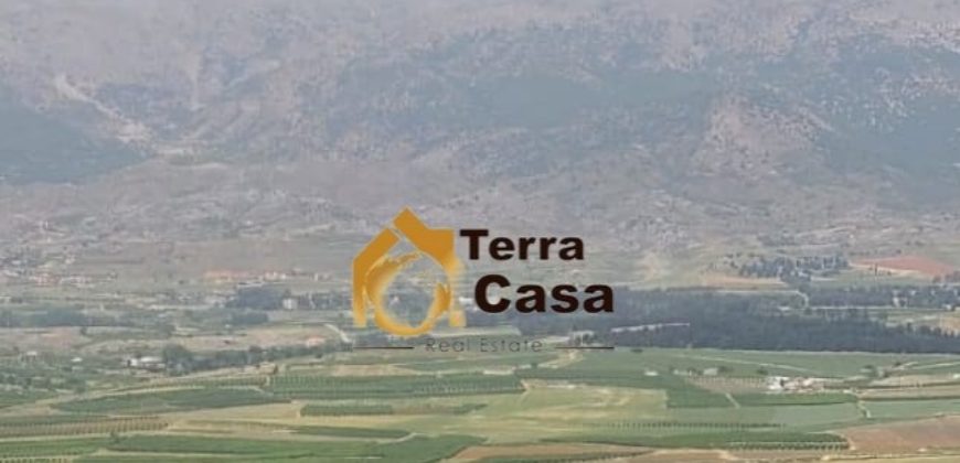 Lala, west bekaa, 2336 sqm land for sale with open view