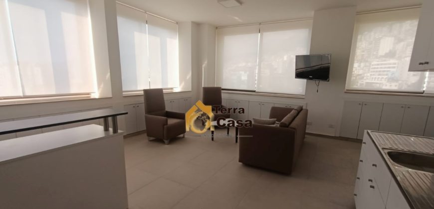 fully furnished studio for rent in jounieh near highway