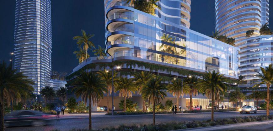Dubai, Canal Crown, brand new project under construction