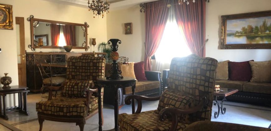 zahle rassieh 185 sqm furnished apartment for rent Ref# 5493