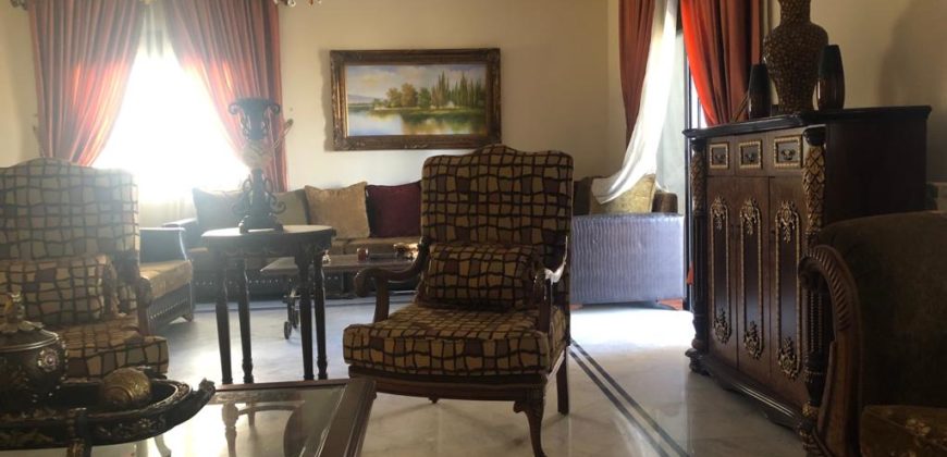 zahle rassieh 185 sqm furnished apartment for rent Ref# 5493