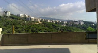 furnished apartment in naccache with 160 sqm terrace panoramic view Rf#5507