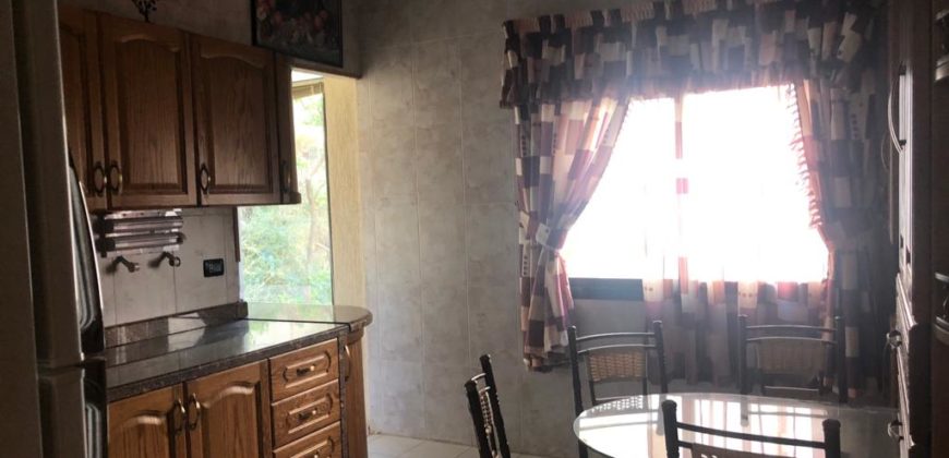 zahle rassieh 185 sqm furnished apartment for rent Ref# 5493