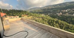 baabdat brand new fully furnished rooftop for rent, open view Ref#5776