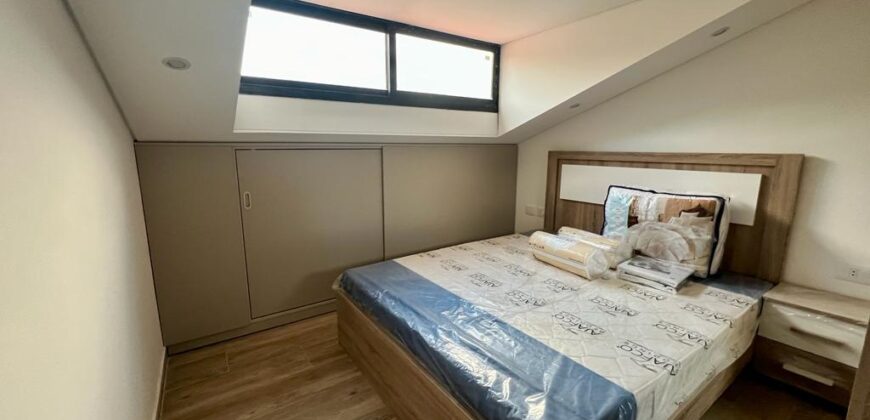 baabdat brand new fully furnished rooftop for rent, open view Ref#5776