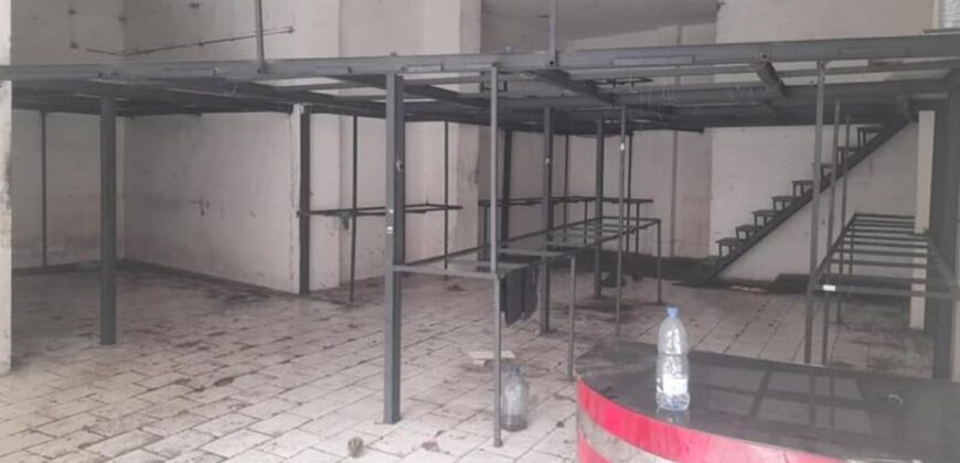 baouchrieh shop 190 sqm two floors for rent Ref#5704
