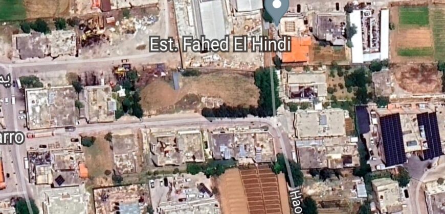 zahle haouch el omara 801 sqm land with building 330 sqm Ref#5737