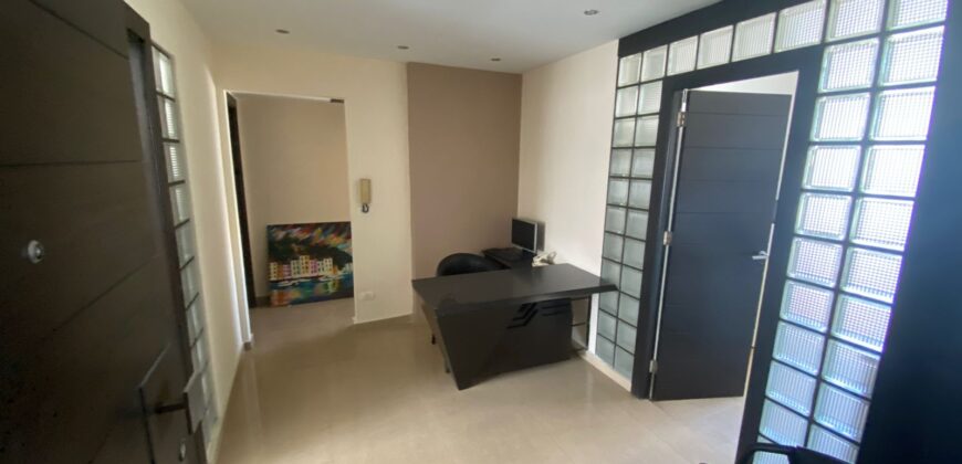 sin el fil fully furnished and decorated office for rent prime location Ref#5717